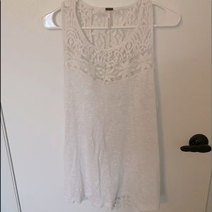 Womens white tank